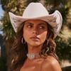 Rhinestone Star Western Hats Women Men 2026 Vintage Wide Brim Cowgirl Hat Woman Fashion Crystal Party Wedding Caps Ladies