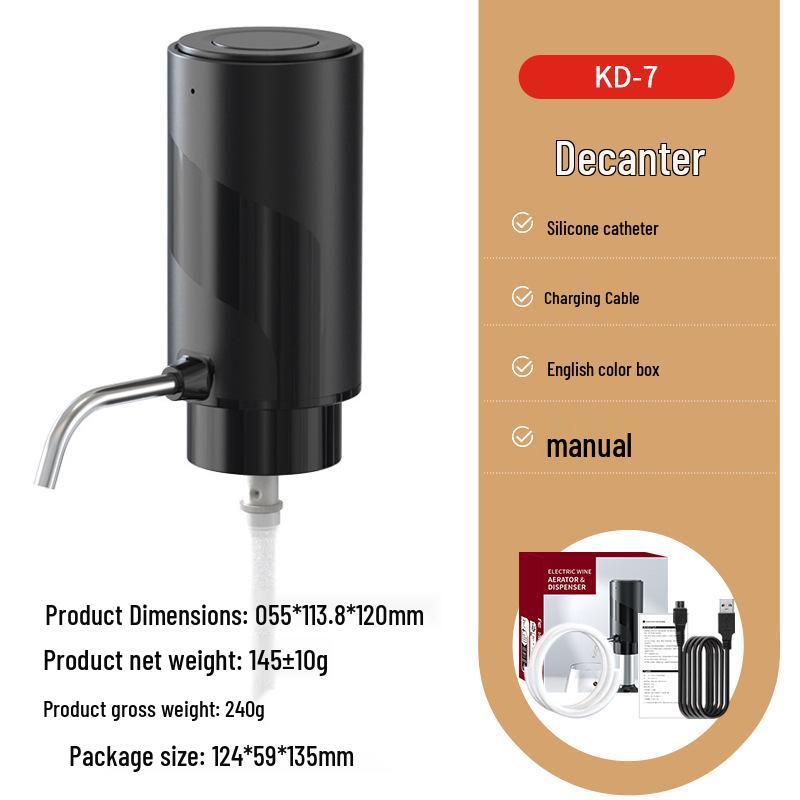 Smart Electric Red Wine Decanter & Automatic Dispenser