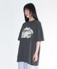 AMES-WORLDWIDE Palm Tree Oval Tee Charcoal