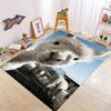 Animal Headshot Printed Carpet Living Room Sofa Bedroom Study Kitchen Entrance Mat Anti Slip Lightweight Home Decoration Carpet