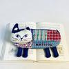 Cartoon Large Capacity Cat Climbing Pencil Case Multi-functional Portable Cat Storage Bag Funny Makeup Bag Pen Organizer School