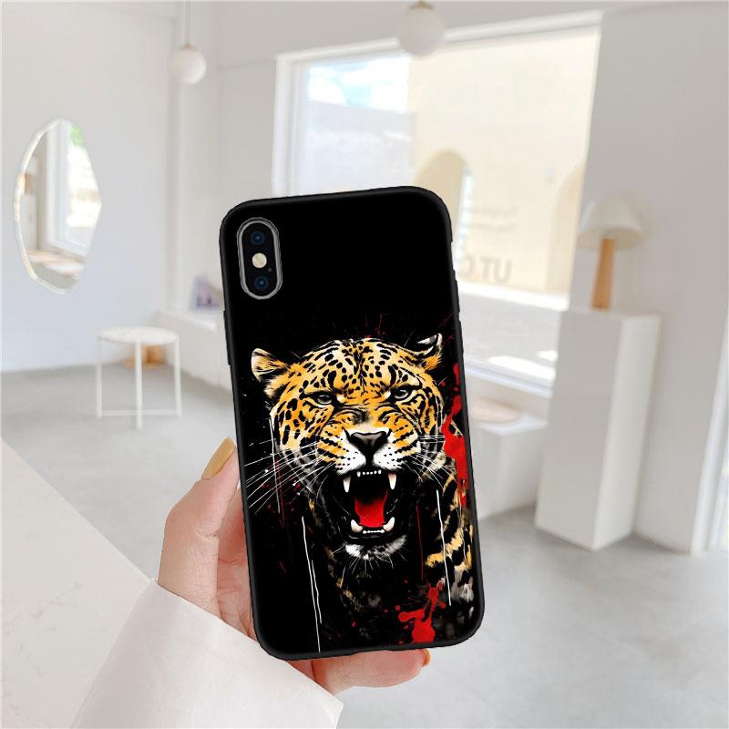 IX1 Animal Tiger Lion Phone Case for Samsung A56 A26 A36 A8 A9 A02 A02S A03S A10 10S A20 A20S A30 A30S A40S A50 A50S A70
