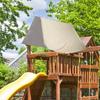 Outdoor Swing Canopy Kids Playground Roof Canopy Waterproof Cover Replacement Tarp Sunshade