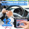 Car Horn Controller Electric Horn Speaker Sound Control Unit with 12 Sound Effects Switching 12-24V for Car Truck Marine Boat