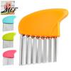 Homemade Fries Cutter Stainless Steel Potato Cutter, Wavy Blade French Fry Slicer, Manual Chipper Energy Saving Chopper for Kitchen Cooking