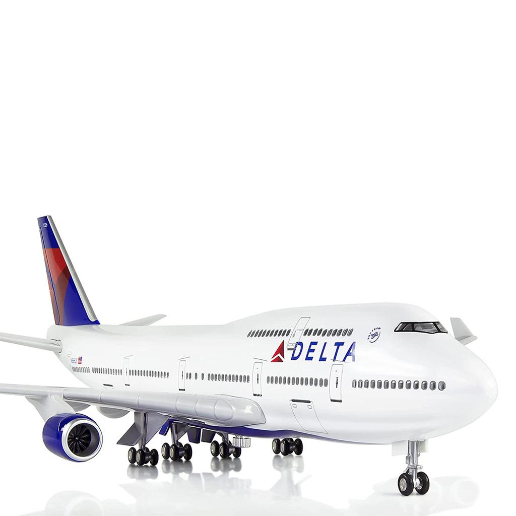 1/300 Diecast Airplanes American Delta Airplane Model Airplane Boeing 747 Model Plane for Adults Collection Office Desktop Decor