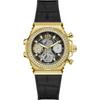 Fusion Black Gold Silicone Women's Quartz Watch GW0553L4
