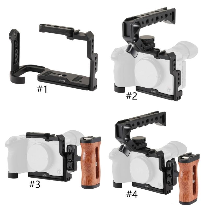 Rotating Top Handle Camera Cage Featuring 360 Degree Rotating for Unobstructed EVF Access During Handheld Use