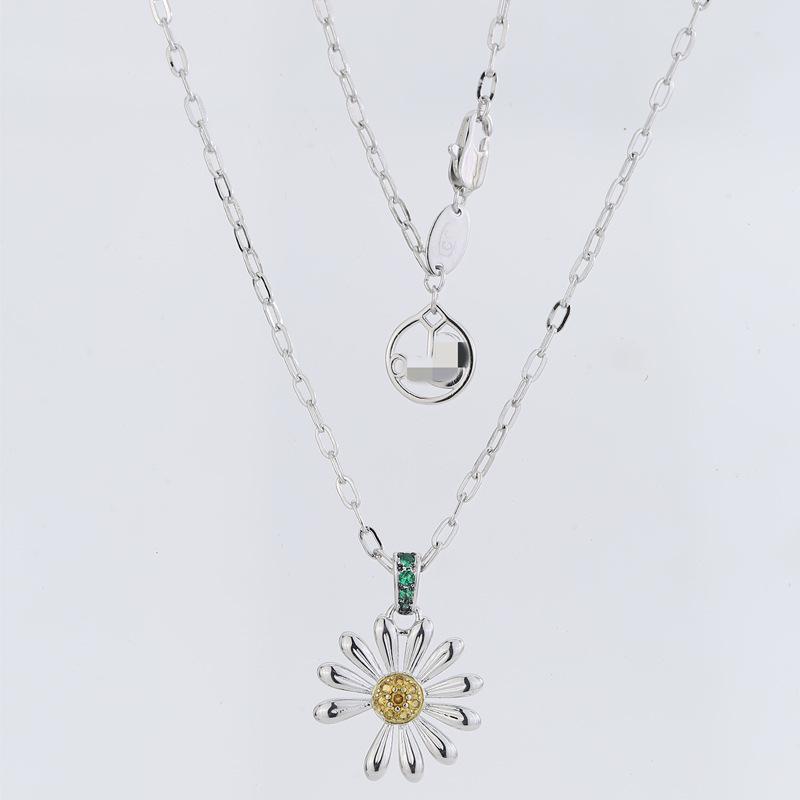 GD Star Style Kwon Ji-yong Limited Daisy Necklace [High Version] Unisex Diamond Pendant Chain