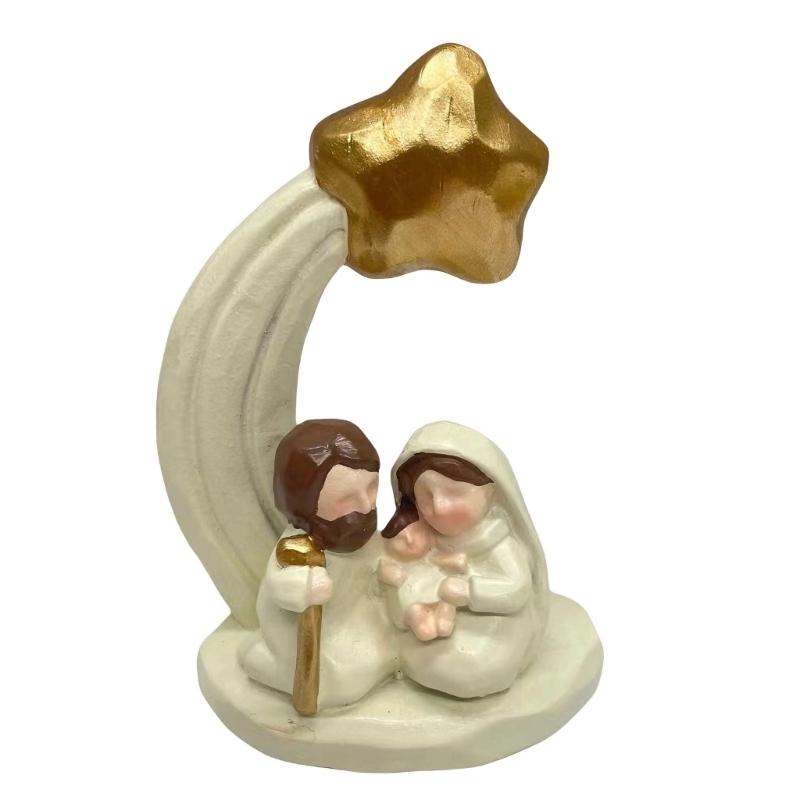

Cartoon Manger Statue Ornament Practical Resin Figurine Home Office Ornament Perfect for Indoor and Outdoor Decoration
