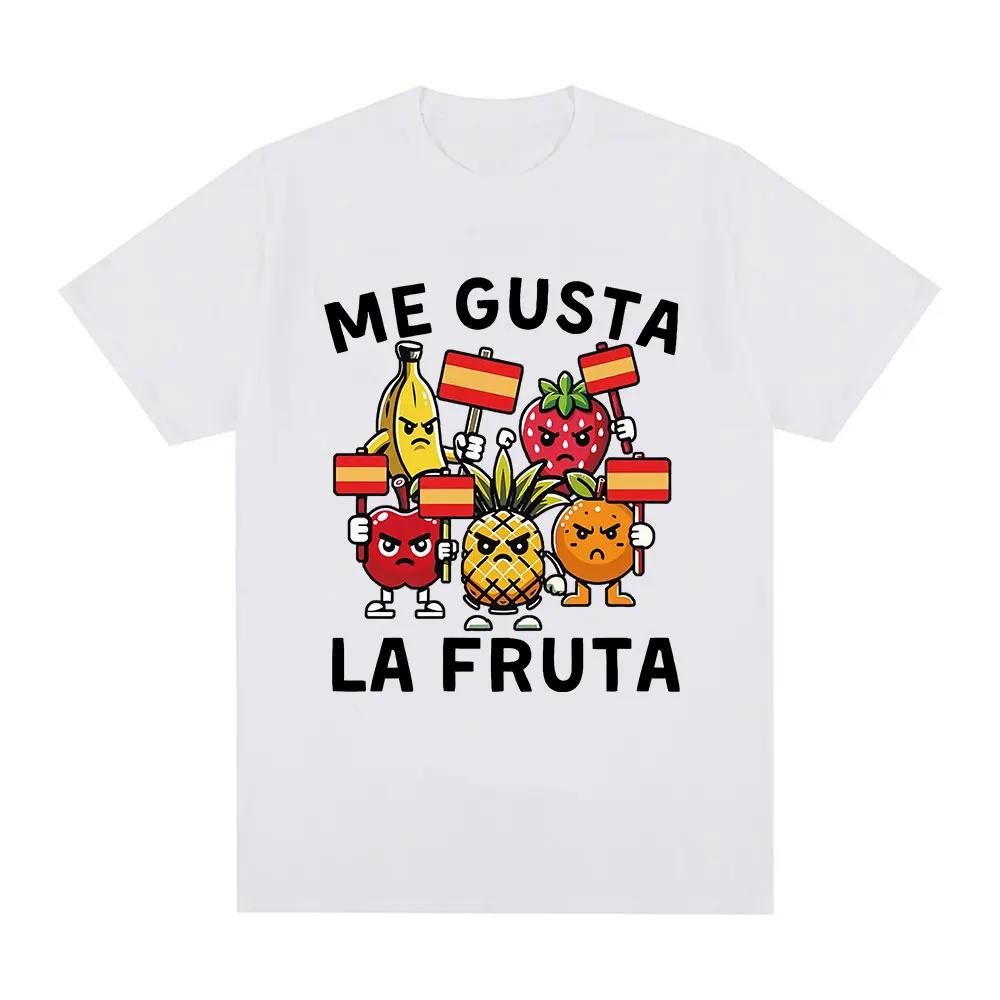 

Me Gusta La Fruta Tshirt Funny I Like Fruits Spanish Meme Printed T Shirts Women Casual Tshirts Tops Clothing S