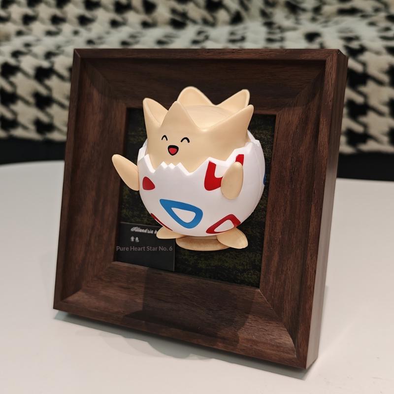 1Pcs Happy Togepi Cute Figure Doll Collection Abs Bedroom Desktop Decor Pokemon Figure Anime Model Children'S Toys Gift