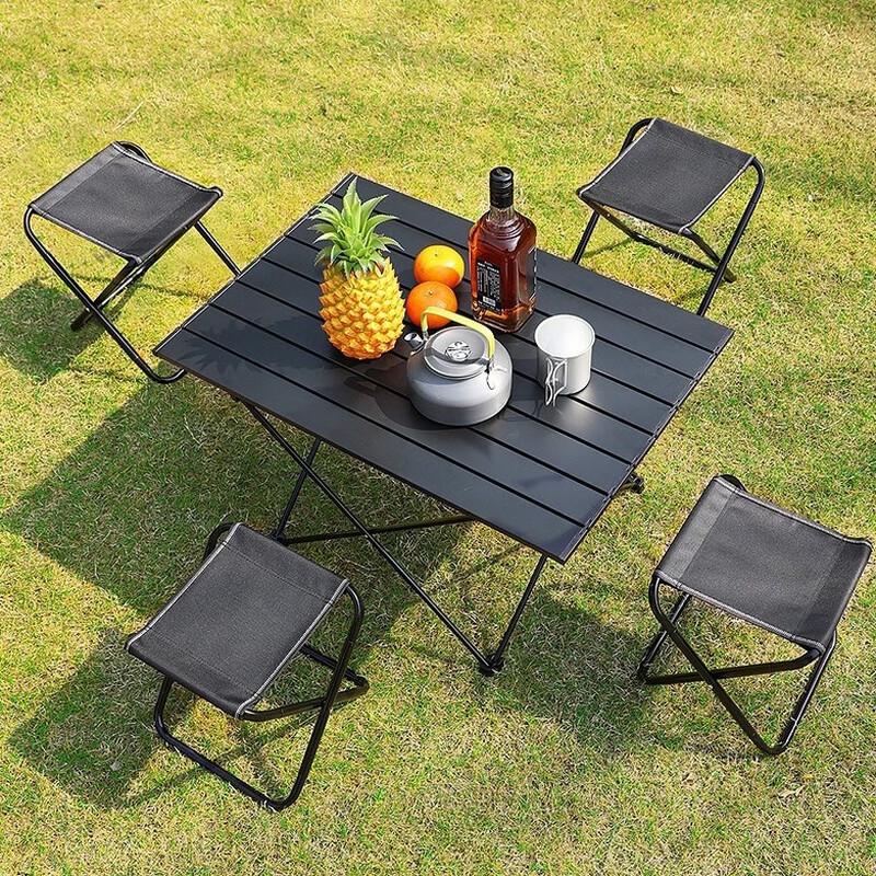 Set of 2 Portable Folding Stools