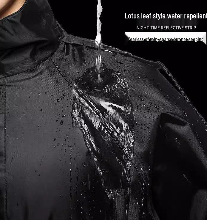 Unisex Reflective Waterproof Rain Jumpsuit for Safety and Outdoor Activities