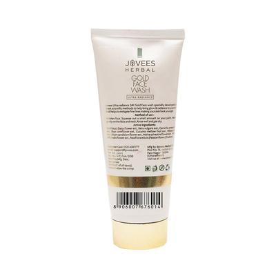 Jovees Herbal Ultra Radiance Gold Face Wash Gives Clear, Nourished & Hydrated Skin, Reduce Dark Spot And Improves Skin Texture, For All Skin Types