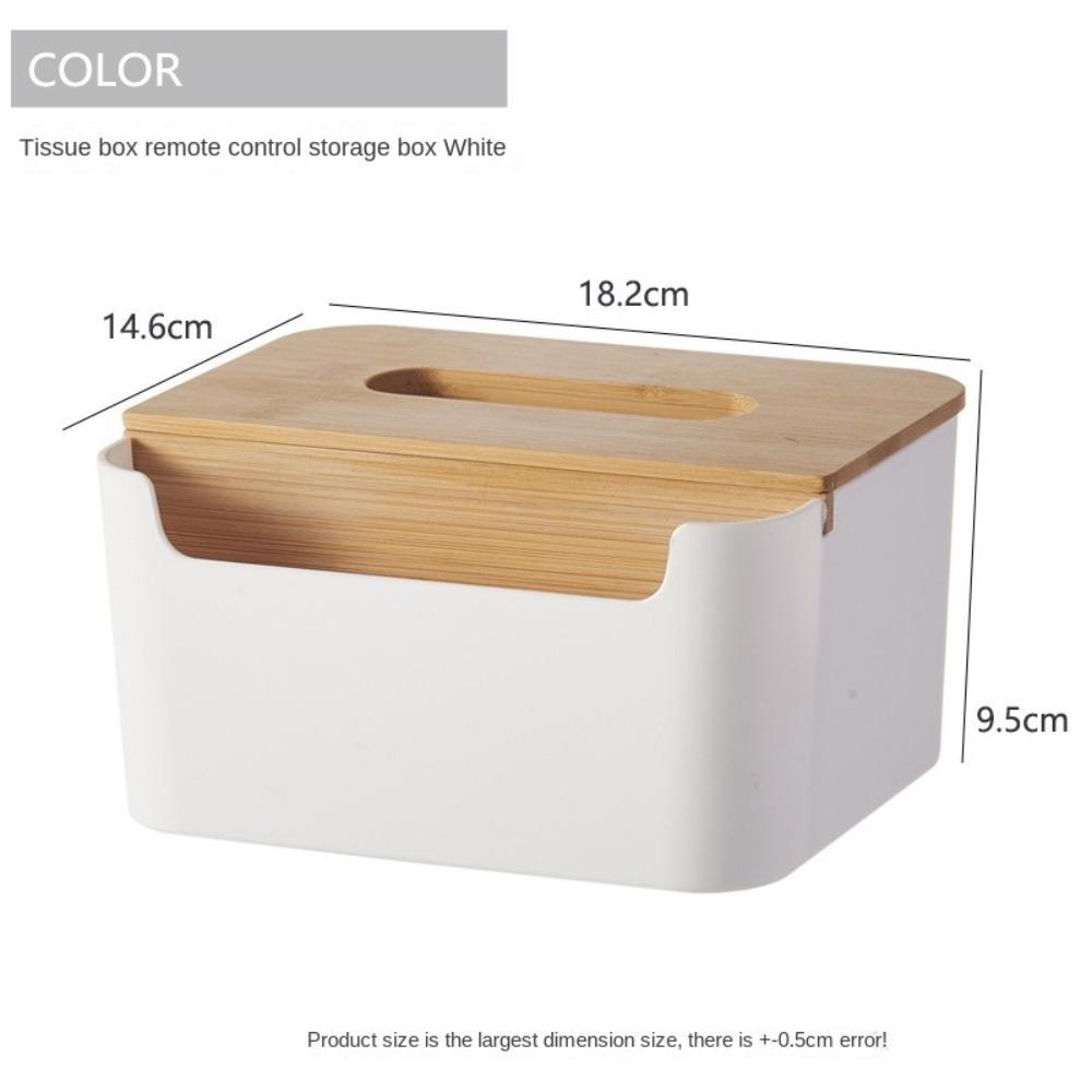

Многофункциональный держатель для салфеток, косметическое хранилище, настольный ящик для хранения, новый держатель для пульта дистанционного управления телевизором белый