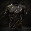 Men's Abstract Graphic Print T Shirt Short Sleeve Casual Summer Tee 3D Design Streetwear Top Quick Dry Lightweight Outdoor Wear