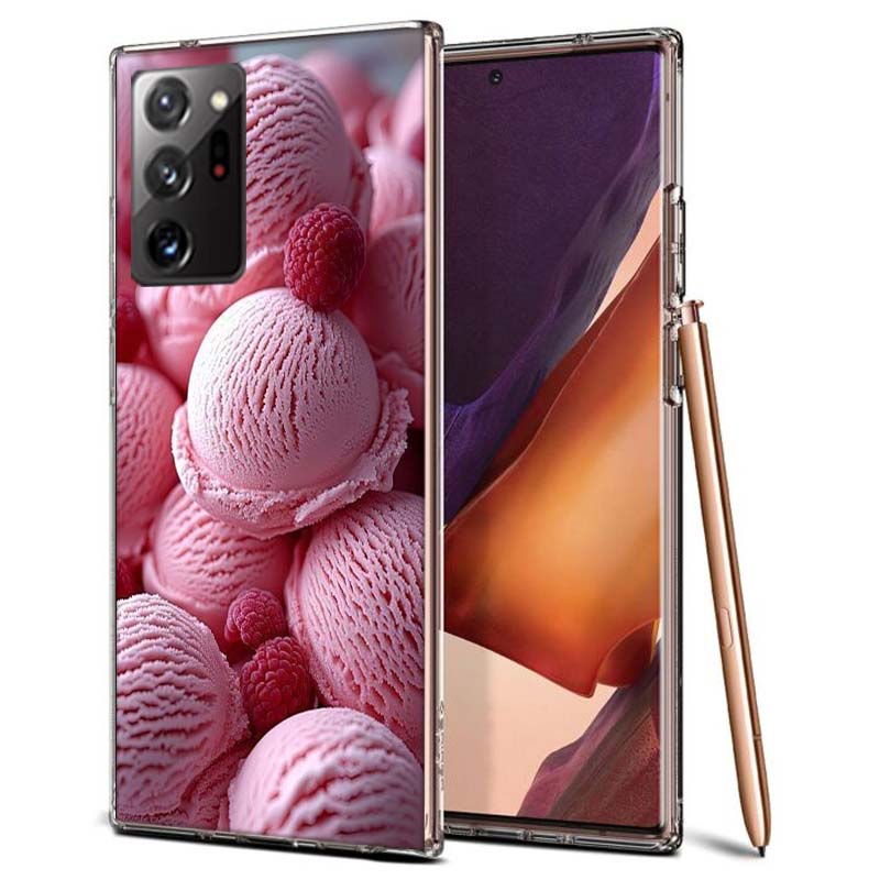 Bunte Eiscreme und Eis am Stiel Handyhülle für Samsung A55 A35 A25 A15 A07 A05S A16 A17 A26 A36 A37 A56 A57 Galaxy Note 20 10 A