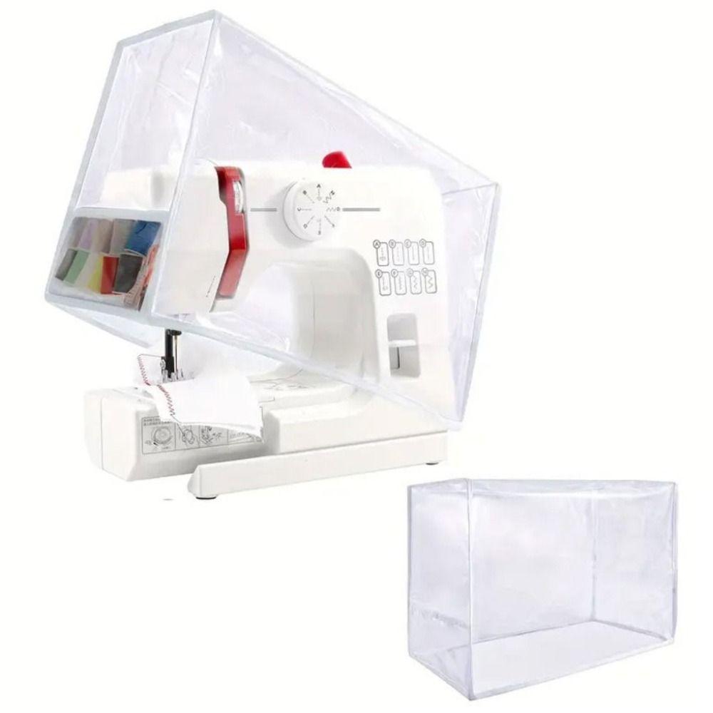 Anti-fouling Sewing Machine Dust Cover PVC Sewing Machine Storage Organizer Home Use