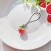 Strawberry Keychain Pendant Creative Simulation Tomato Key Rings Bag Ornaments