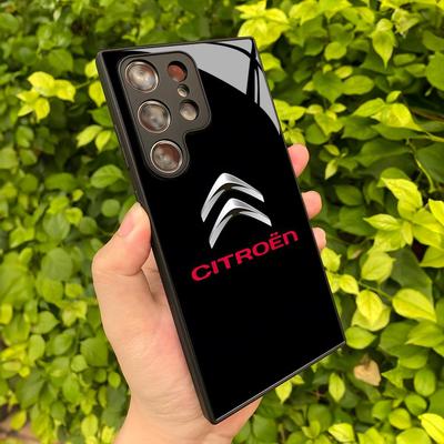 Fashion Sports Car Citroen Phone Case For Samsung Galaxy S24 S23 S22 S20 S21 Note20 Ultra Plus Fe Colored Silver Cover