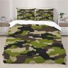 Camouflage Print Bedding Set Military Style Duvet Cover Set No Filler Soft Comfortable Fabric Ideal Home Bedroom Decorations
