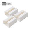 White Wall-Mounted Tissue Box 3-Pack