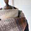 Scarf Female Autumn and Winter New Korean Version Student Couple Small Fragrant Striped Scarf High-end Tassel Warm Shawl
