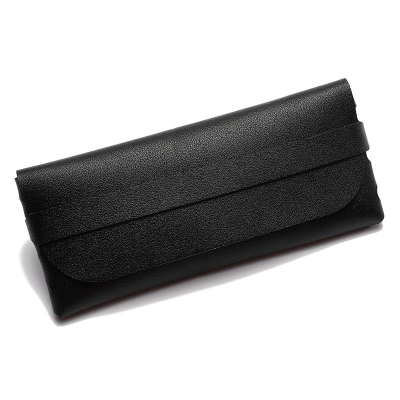 

Мягкий футляр для солнцезащитных очков из ПВХ с кожаным ремешком, модный футляр для солнцезащитных очков.