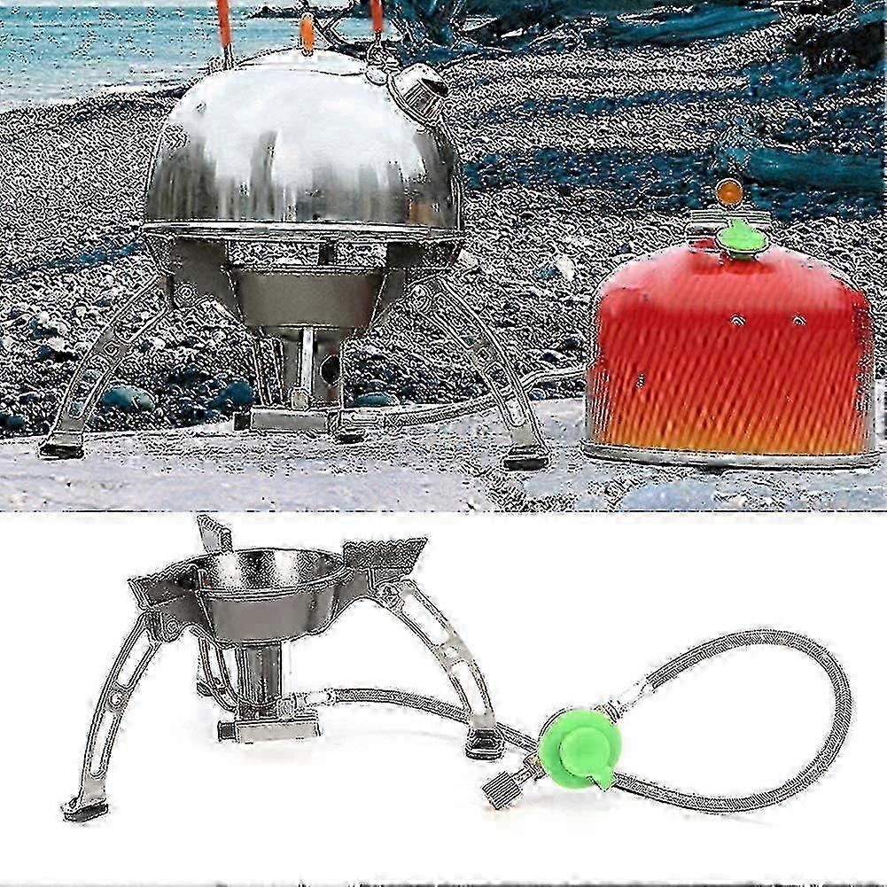 2025 Windproof Camping Gas Stove,3240W Portable Foldable Butane/Propane Backpacking Stove with Piezo Ig