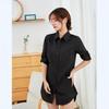 KOEKOI Shirt Long Open Flattering Loose Perfect for Shirt Loungewear Women's Blouse, Sleeve, Front, Top, Fit, Casual, Simple, Slimming, Commuting,