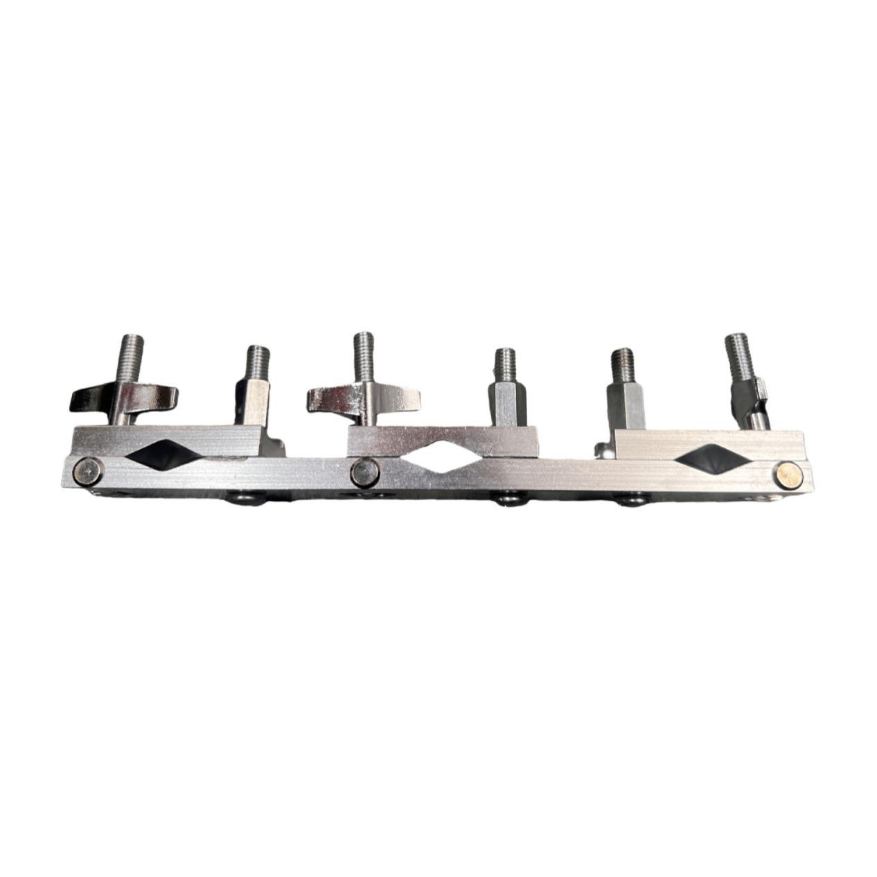 Silver Metal Multifunctional Drum Rack with Extension Clip Multifunction Expansion Clip Long Double-Sided