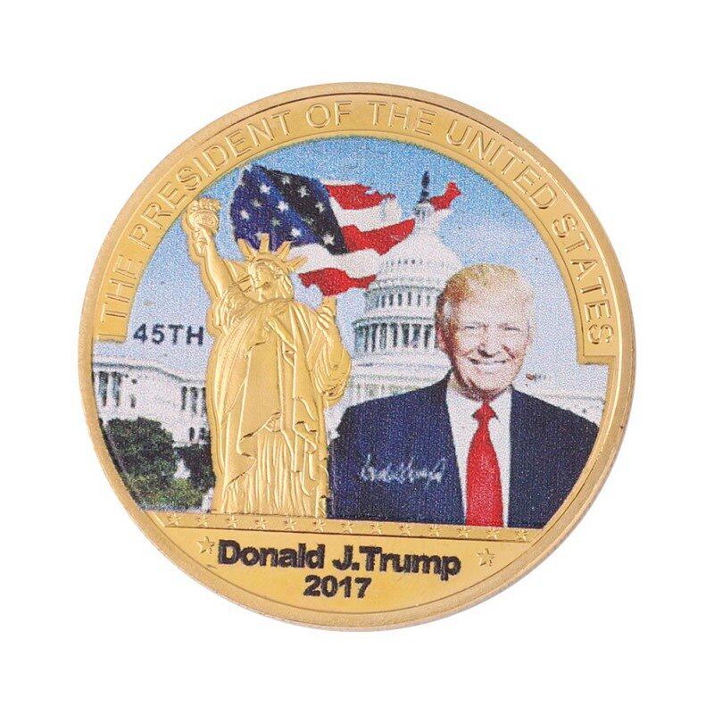 Buy Trump Coins Commemorative Virtual Coin Silver Gold Coins
