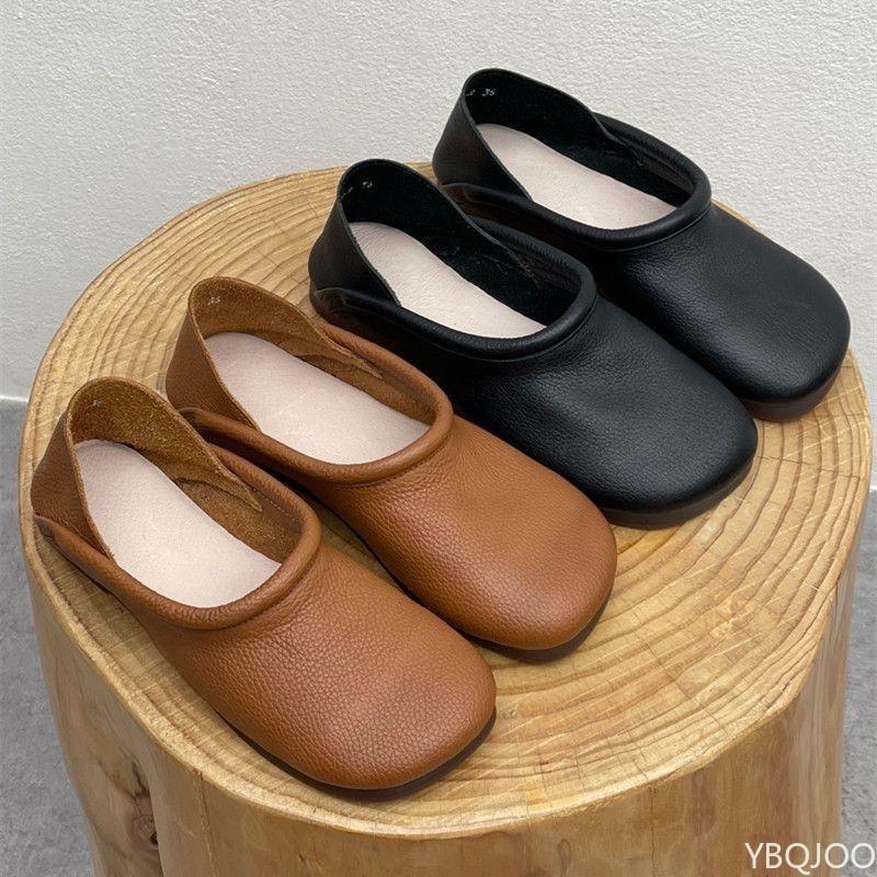 Fashion Spring Autumn style casual simple flat bottomed women's shoes with round toe for comfortable walking without tiring feet