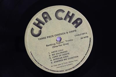 LP Schallplatte RANKING TREVOR / TRINITY - Three Piece Chicken & Chips (One Fo CHALP001 CHA CHA 1978 UK Reggae, Ska & Dub Gebraucht
