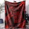 Baby M-Metal Throw Soft Flannel Throw Summer AC Blanket Lightweight Cool Nap Blanket for Sofa Bed Couch Travel