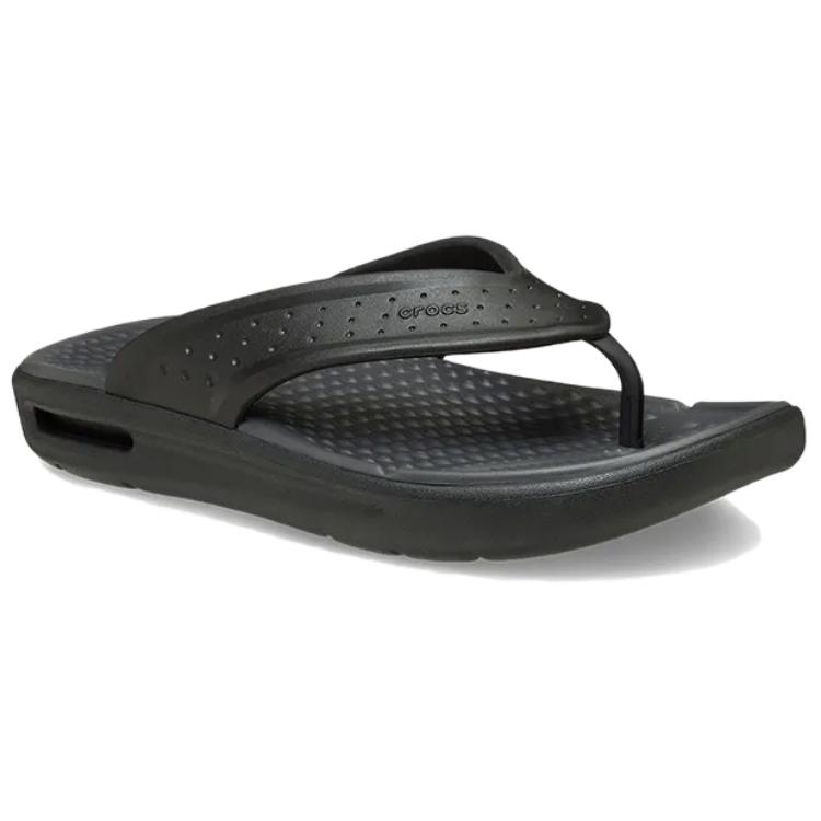 Crocs Comfortable Minimalist Fashion Anti-Friction Flip Flops Unisex Footwear Black 211101-001