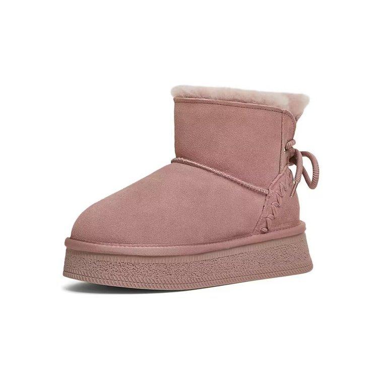 Thickened Warm Snow Boots Autumn and Winter Thick-soled Short Cotton Shoes Velvet Cold-proof Foot Cotton Boots