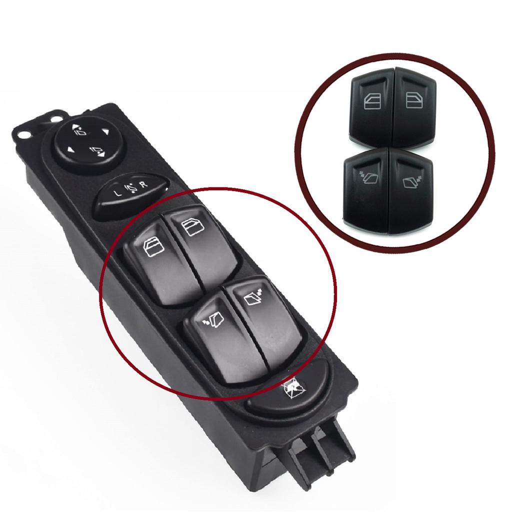EDP671+EDP81 4 Pieces Main Driver Window Switch Button Cover Front Door For Mercedes Vito Viano Mixto W639 2003-2015 A6395451313