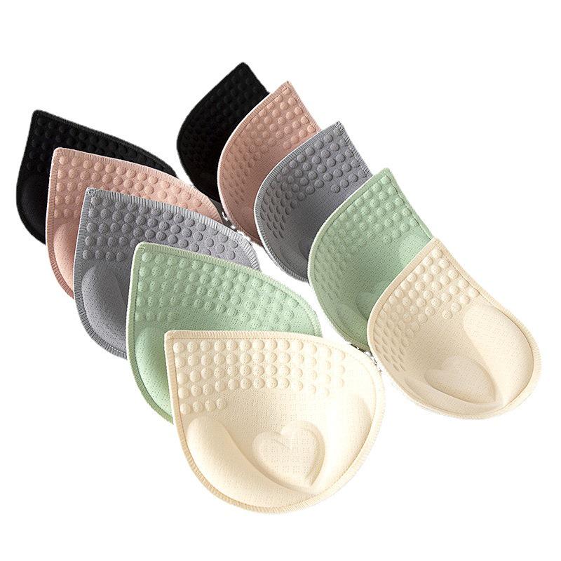 Split-Type Water Drop Mold Cup Yoga Sports Bra with Removable Inserts