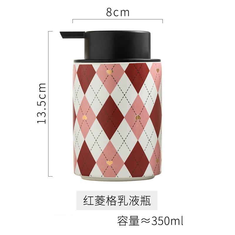 

1pc Ceramic Liquid Foaming Bottle Bath Gel Foam Bottle Plastic Foam Pump Head Bathroom Accessories Toilet Distribution Bottle