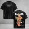 Anime Dr.STONE Ishigami Senkuu Graphic T Shirt Men Women Clothing Oversized Tshirt Washed Cotton Tee Harajuku Male T-shirt