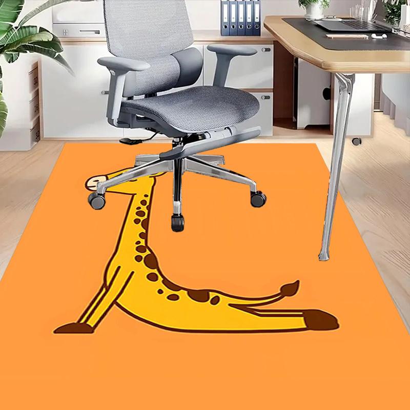 1PC giraffe spots Anti-slip carpet, suitable for Office, bedroomand playrooms. It can also be used as a sofa footrest cover-R107