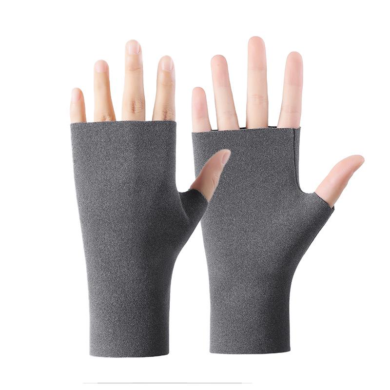 Women's Fingerless Touchscreen Fleece Gloves - Cute Cold-Weather Protection for Autumn/Winter