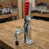 Vertical Toggle Clamp with Rubber Pressure Tip Adjustable