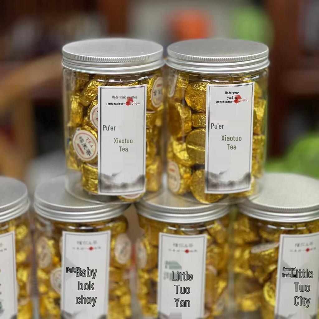 Assorted Mini Tea Cakes: 40 Varieties of Yunnan Pu-erh, Ripe, Glutinous Aroma, White, and Black Tea