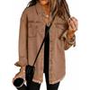 Washed Denim Shirt Jacket Women Autumn and Winter Personality Street Style Edging Hem Jacket Women