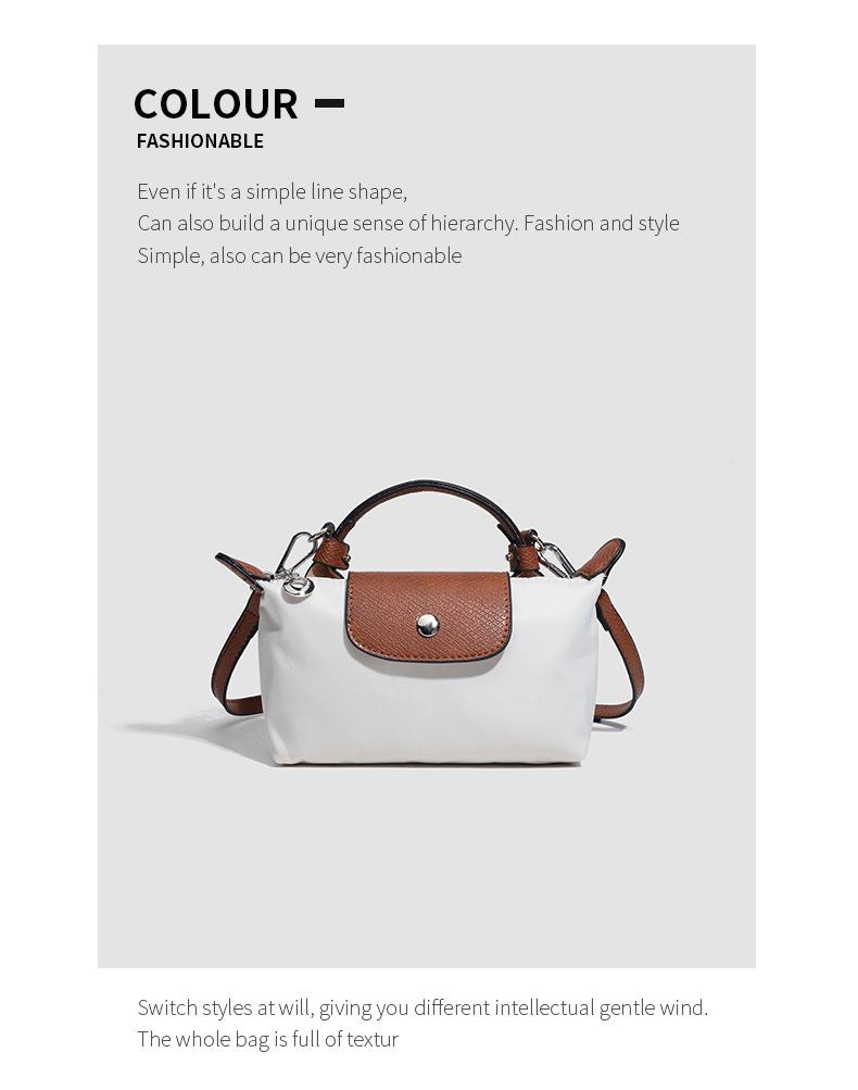 2025 Women's Lightweight Waterproof Nylon Dumpling Crossbody Tote