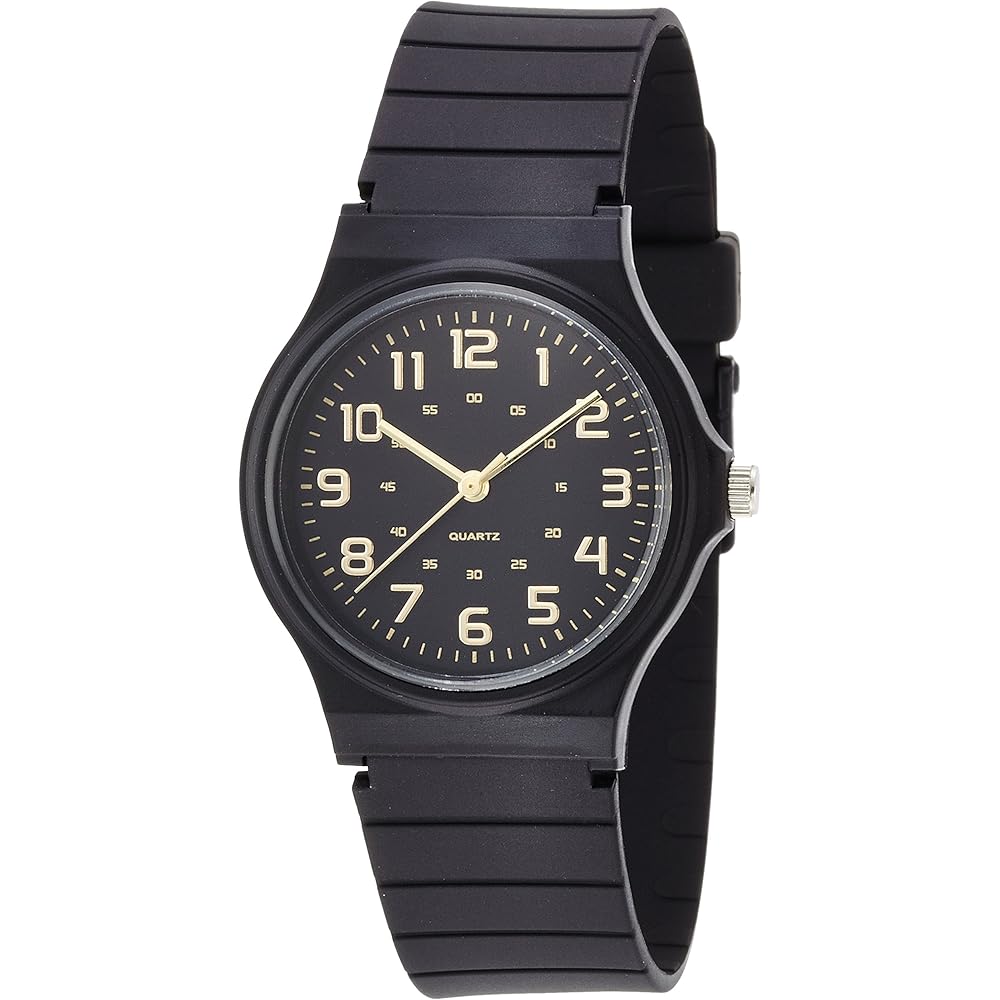 Fieldwork Harvey Analog Casual Watch Black Dial with Rubber Strap for Women
