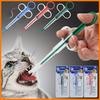 Pet Pills Applicator Cats Dogs Syringe Medicine Feeder Insect Repellent Supplies Can Clip Pills Cats and Dogs Pet Water Feeder